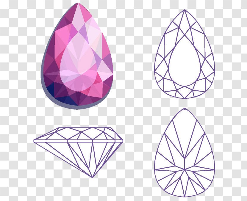 Crystal Gemstone Diamond Cut Jewellery - Body Jewelry - Cutting Transparent PNG