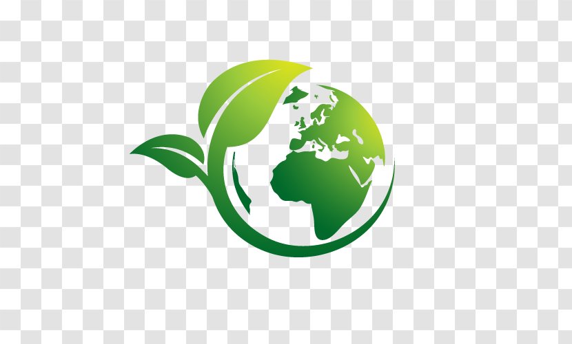 Green Logo Leaf World Earth - Plant Recycling Transparent PNG
