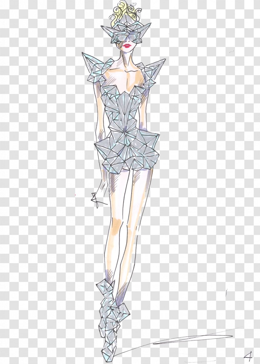 Lady Gagas Meat Dress The Monster Ball Tour Armani Born This Way Fashion - Haute Couture - Model Transparent Background Transparent PNG