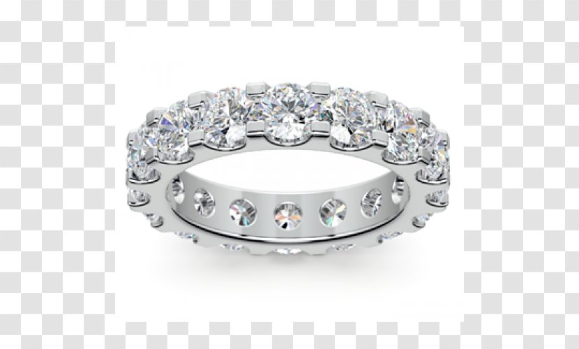 Diamond Cut Eternity Ring Wedding Engagement - Helzberg Diamonds Transparent PNG
