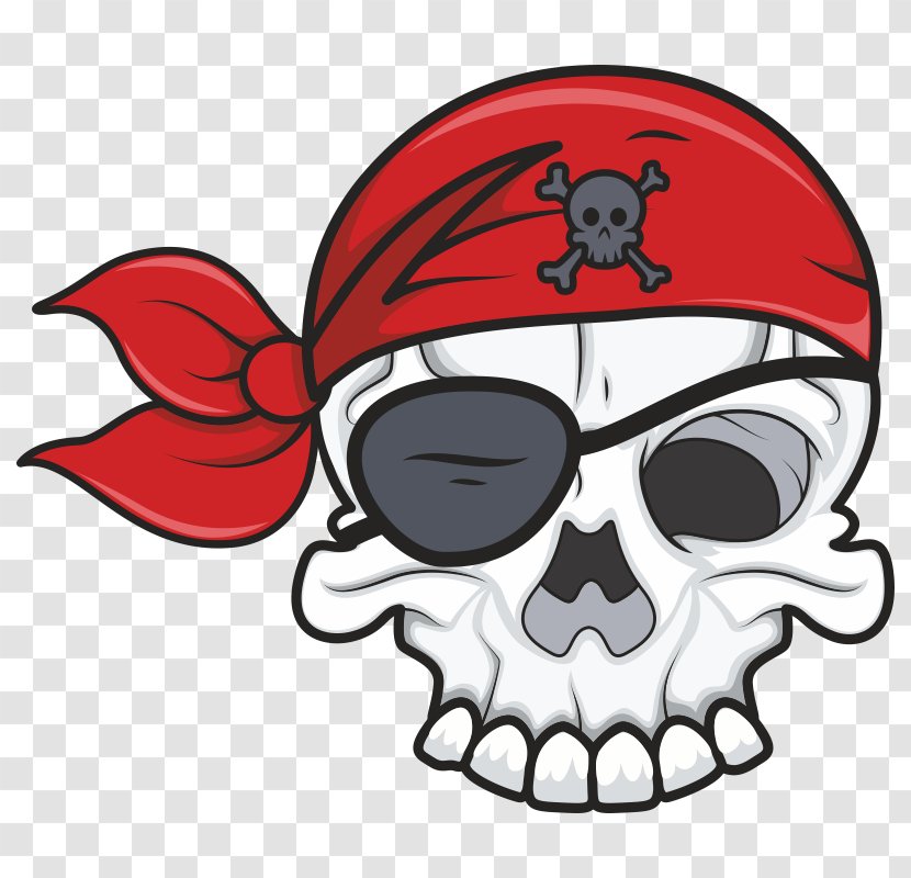 Piracy Cartoon Drawing - Bone - Skull Transparent PNG