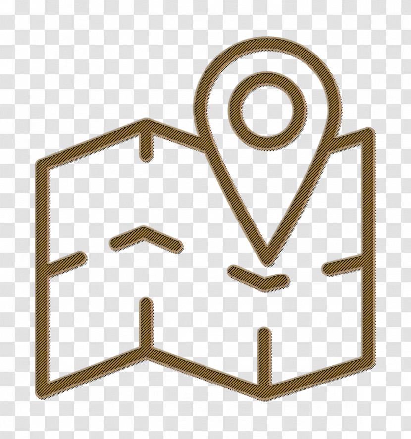 Hiking Icon Map Icon Transparent PNG