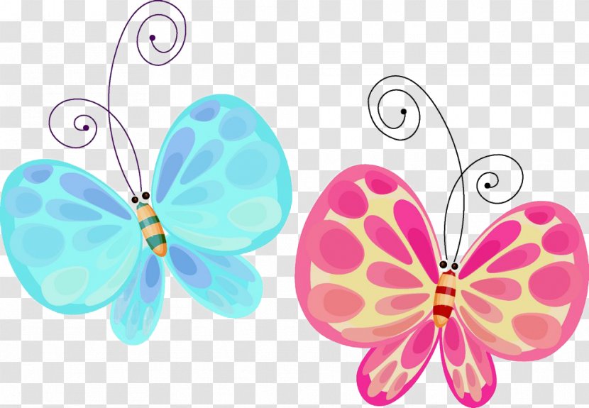 Butterfly Insect Cartoon Illustration - Pollinator Transparent PNG