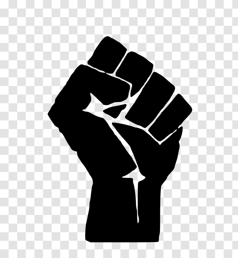 African-American Civil Rights Movement Black Power Raised Fist Panther Party - Fest Transparent PNG