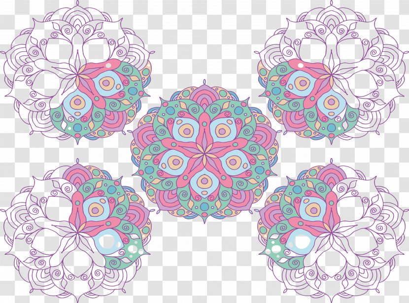 Prophets In Islam Papua New Guinea - Textile - Pink, Green, Islamic Pattern Transparent PNG
