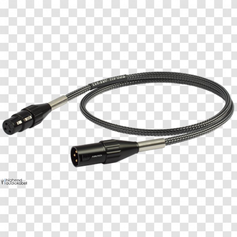 Coaxial Cable Digital Audio Electrical Connector AES3 XLR Transparent PNG