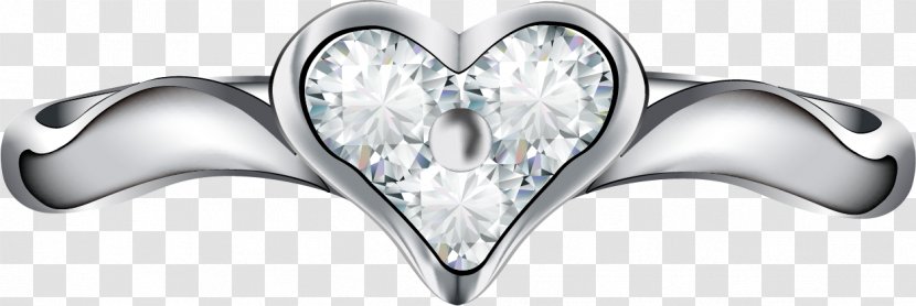 Earring Silver Jewellery Amar Diamonds Aventurine - Body Jewelry - Vector Hand-drawn Diamond Ring Transparent PNG