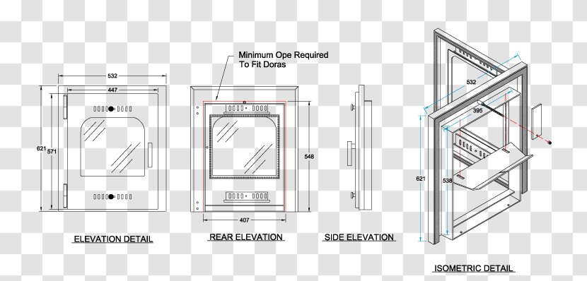 Door Handle Drawing Line Angle - Area - Fire Transparent PNG