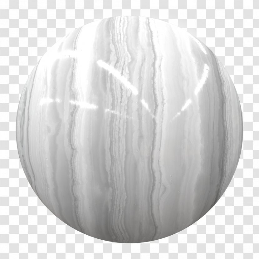 Marble Sphere Material Ball - Glare Highlights Transparent PNG