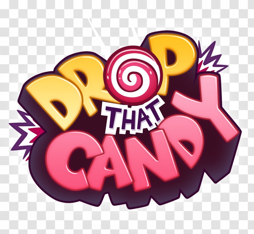 Logo Candy Junk Food Game - Brand - Cookie Font Transparent PNG