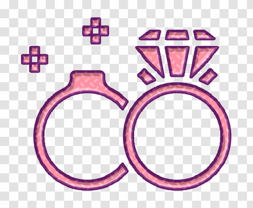 Diamond Icon Wedding Rings Icon Wedding Icon Transparent PNG