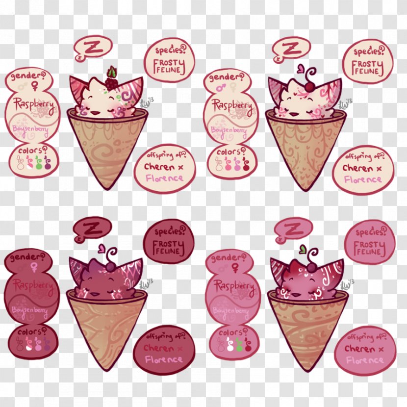 Ice Cream Cones Pink M Clip Art - Heart Transparent PNG