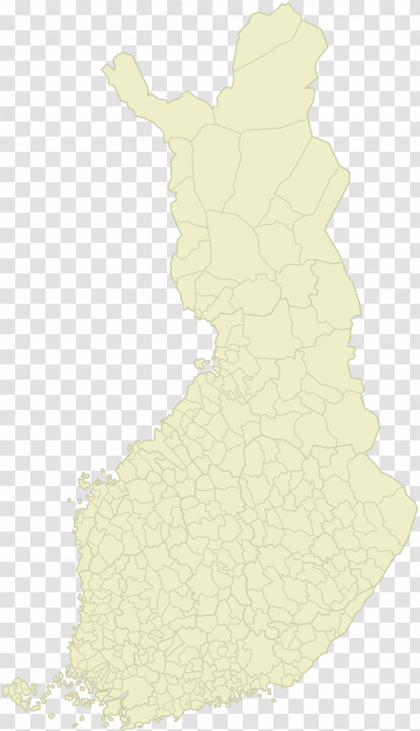 Tampere Southern Finland Province Ostrobothnia Comunele Finlandei Map - Thick Transparent PNG