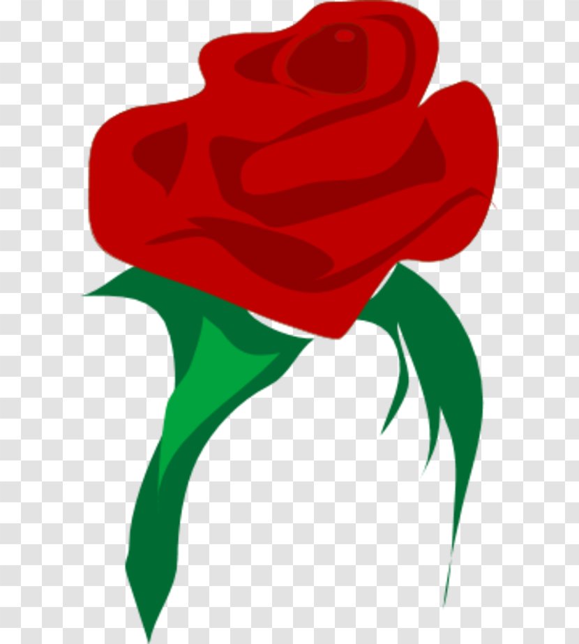 Rose Flower Red Clip Art - Clipart Transparent PNG