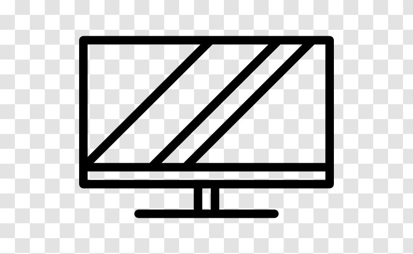 Black And White Technology Rectangle - Triangle - Computer Monitors Transparent PNG