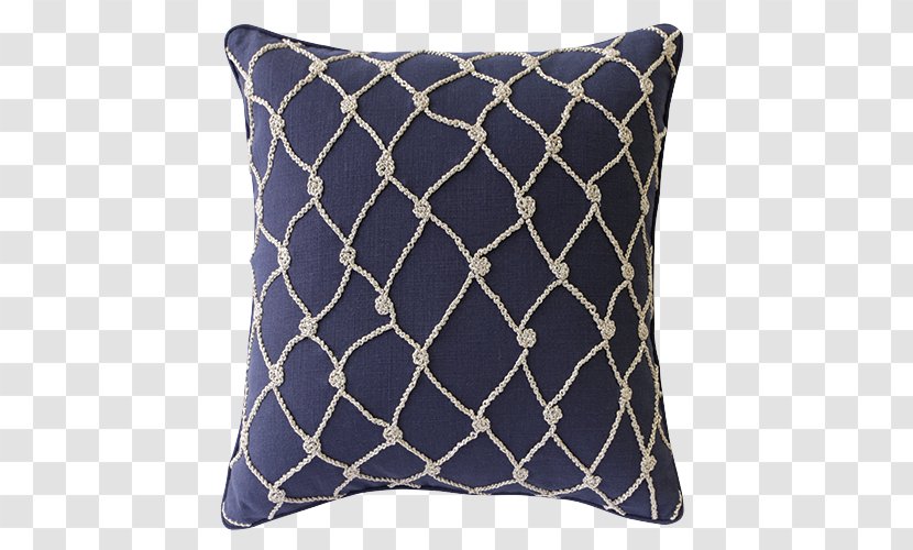 Blue Pillow - Cushion - Dark Transparent PNG