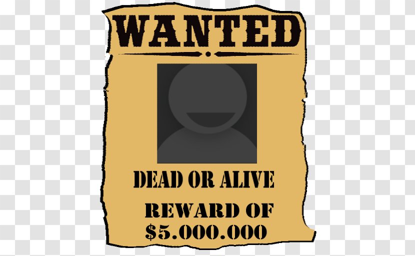 Teacher Created Resources TCR7725 Western Wanted Poster Chart Logo Brand Font - Dead Or Alive Transparent PNG
