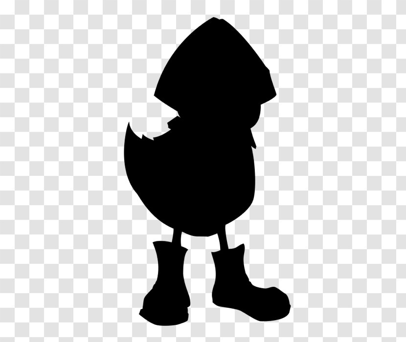 Clip Art Silhouette Beak Chicken As Food Black M - Cartoon Transparent PNG