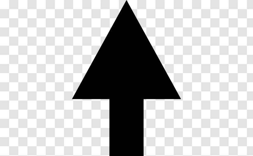 Arrow - Black - Monochrome Transparent PNG