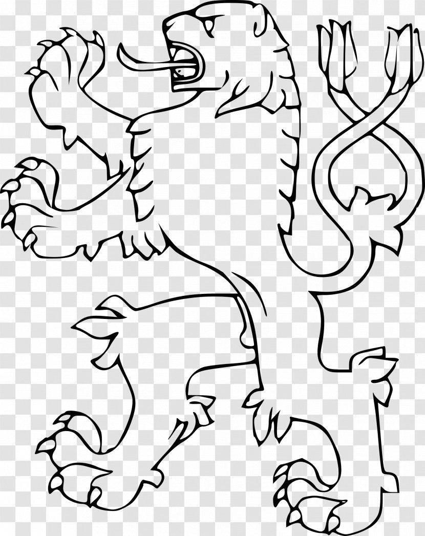 Lion Czech Republic National Cricket Team Clip Art - Flower - Double Tail Transparent PNG