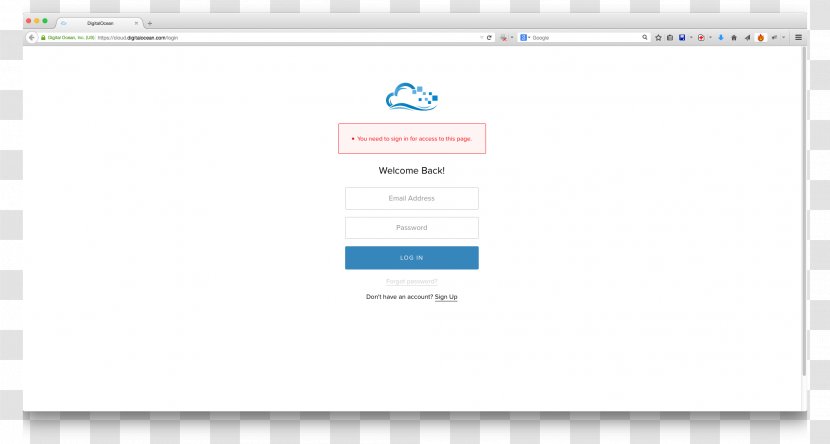 Web Page Zimbra Cloud Computing DigitalOcean Webmail - Paper Transparent PNG