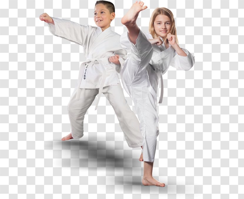 Martial Arts Karate Child Self-defense Kickboxing - Cartoon Transparent PNG