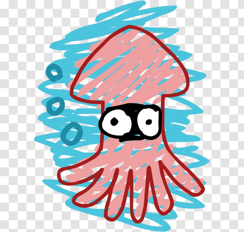 Graphic Design Art - Silhouette - Squid Transparent PNG