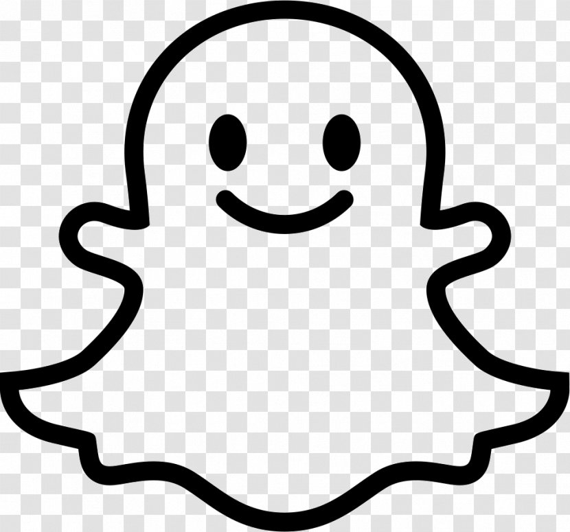 Snap Inc. Clip Art - Black And White - Snapchat Transparent PNG