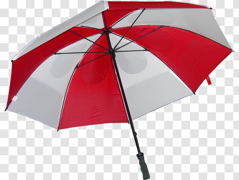 Umbrella White GustBuster Golf Red - Fotosearch Transparent PNG