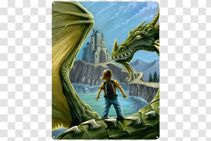 Dragons And Castles Fantasy Drawing - Mythical Creature - Dragon Transparent PNG