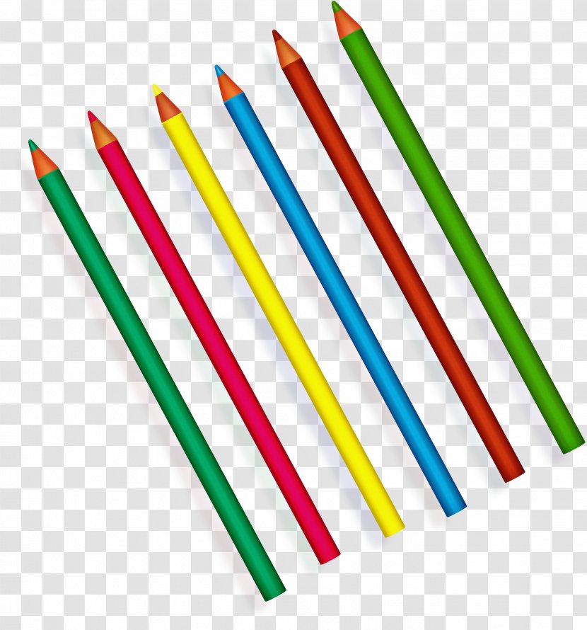 Pencil Writing Implement Line Angle Material - Office Supplies Transparent PNG