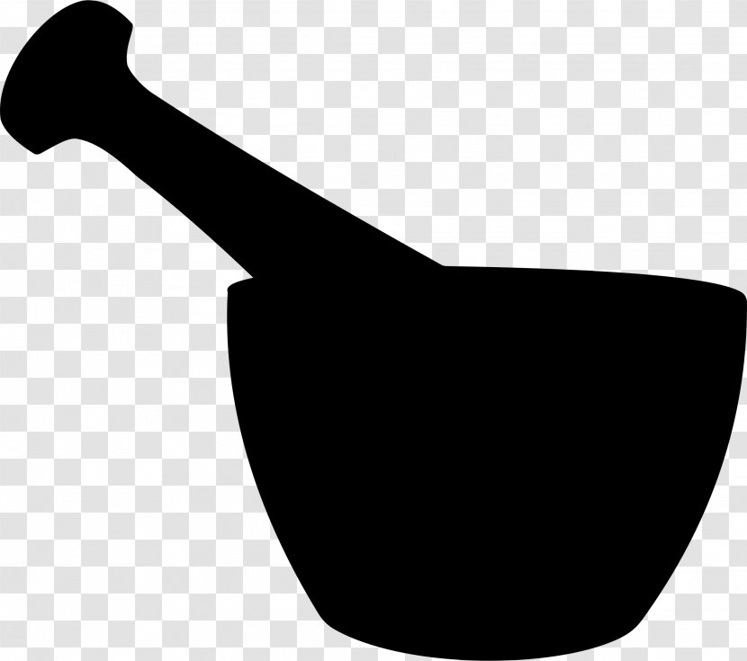 Black & White - Mortar And Pestle - M Product Design Clip Art Transparent PNG