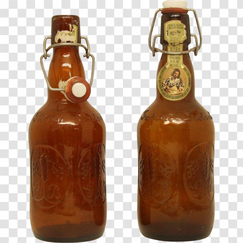 Beer Bottle Glass Grolsch Brewery Caramel Color - Amber - The Hands Of Bottles Transparent PNG