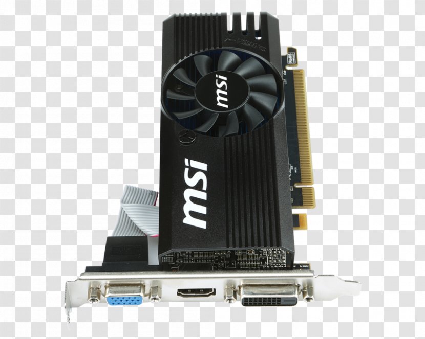 Graphics Cards & Video Adapters AMD Radeon R7 240 Micro-Star International Digital Visual Interface - Ddr3 Sdram - Low Profile Transparent PNG