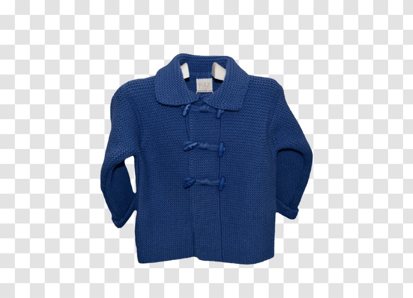 Cardigan Infant Clothing Dress Coat - Blue - Duffel Transparent PNG