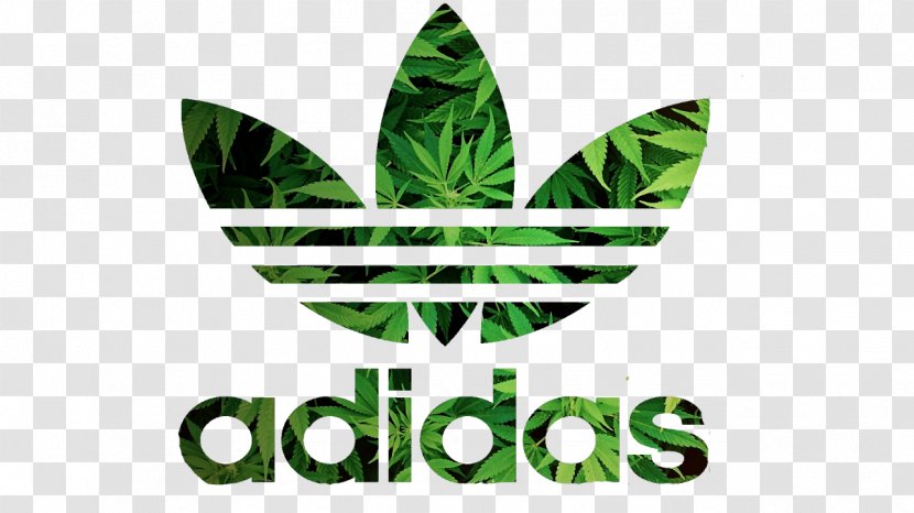 T-shirt Adidas Originals Cannabis Logo - Shoe - Weed Transparent PNG