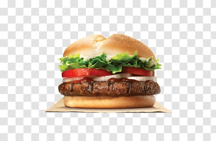 Whopper Hamburger Chicken Sandwich Big King Burger Premium Burgers - Food - Menu Transparent PNG