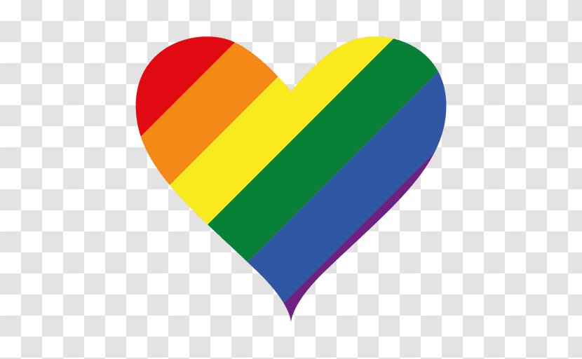 Rainbow Flag LGBT Community - Heart - Pride Transparent PNG