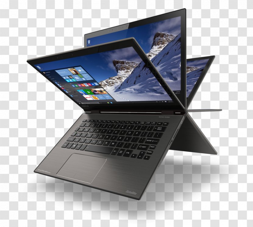 Laptop Toshiba Satellite Radius P25W 4K Resolution - Multimedia Transparent PNG