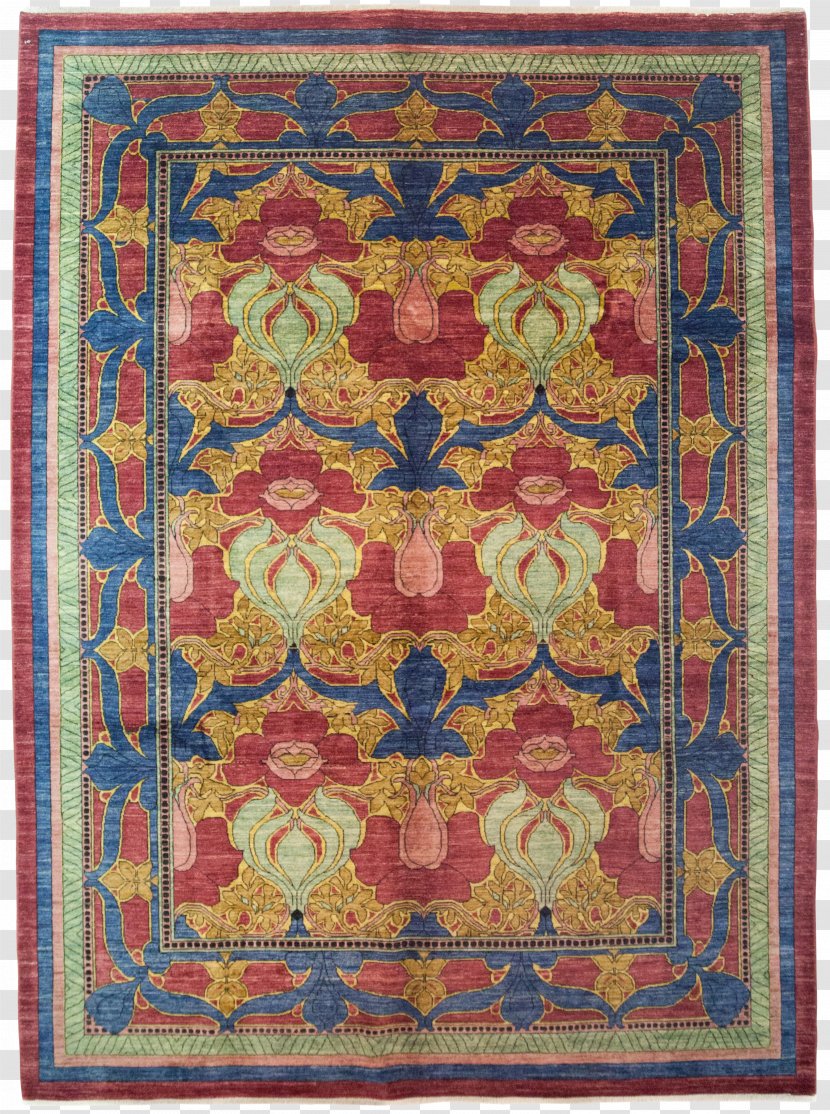 Carpet Symmetry Arts And Crafts Movement Blue - Area Transparent PNG