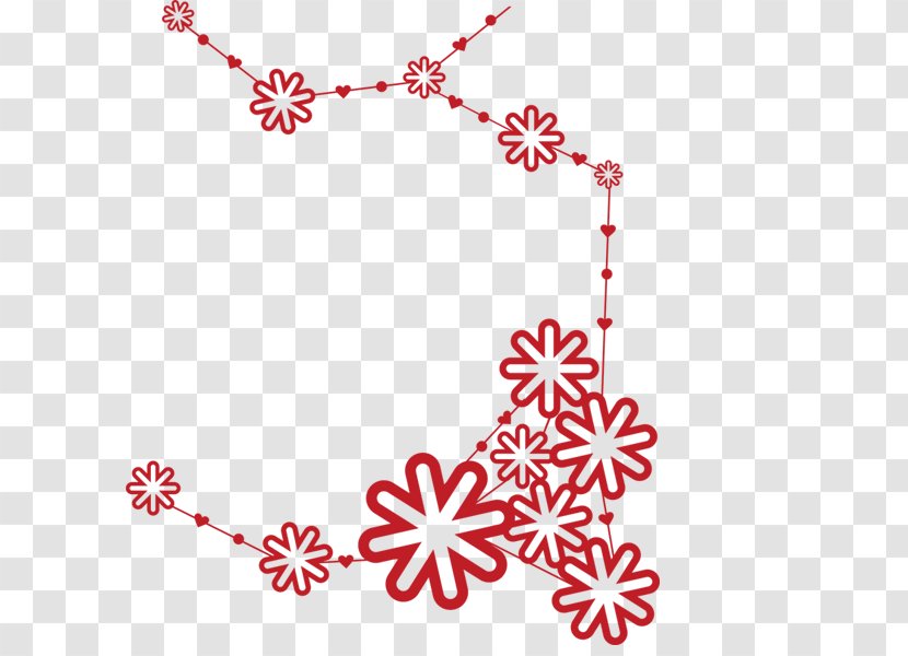 Paper Snowflake - Chinese Red Background Decoration Transparent PNG