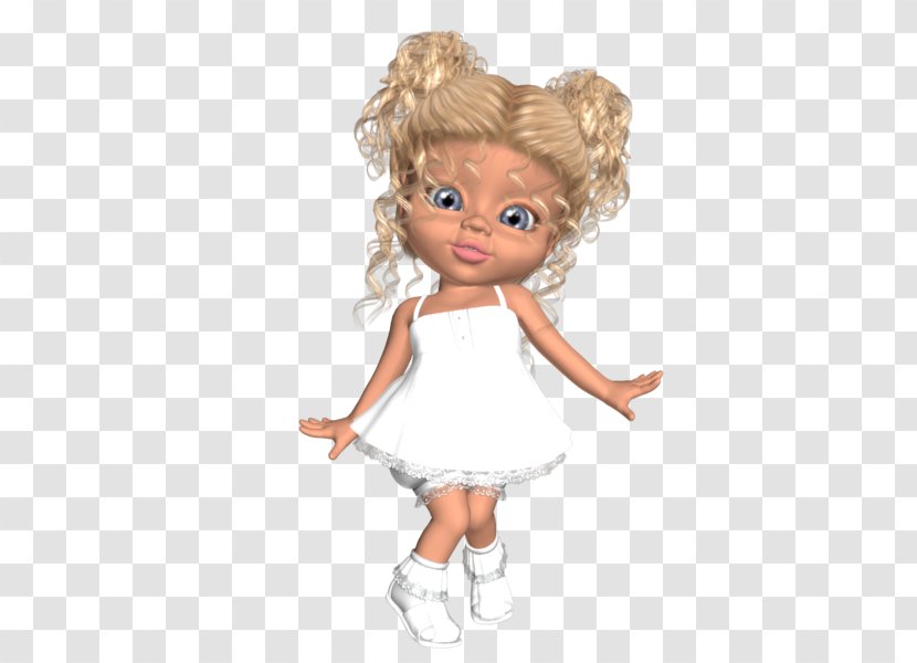 Blond Doll Brown Hair Toddler - Frame - Fly Angel Transparent PNG