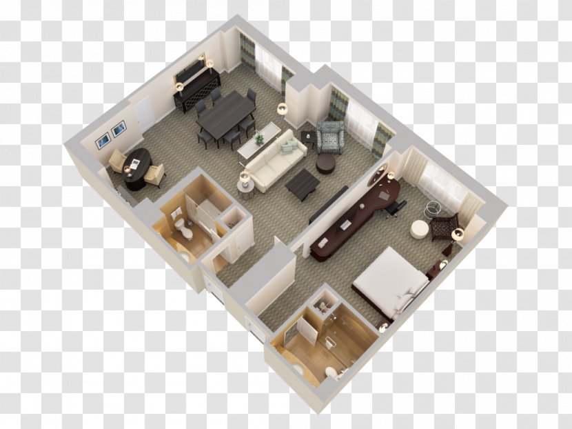 Floor Plan House Apartment - Alarm Clock And Time Map Transparent PNG