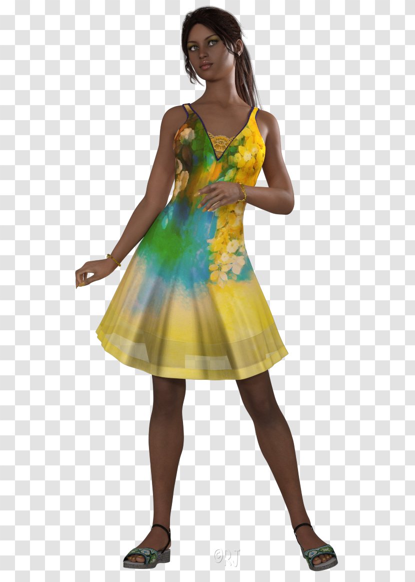 Cocktail Dress Shoulder Costume - Cartoon Transparent PNG