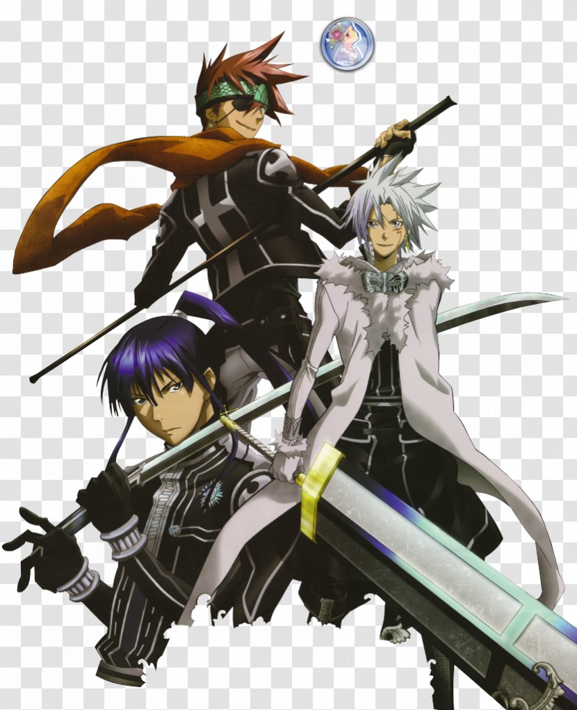 Lavi Allen Walker Yu Kanda D.Gray-man Gray Man Series - Flower - D.gray-man Transparent PNG