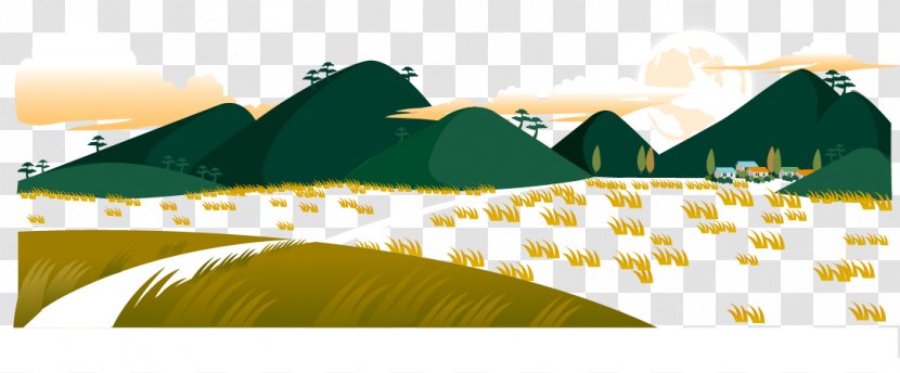 Yellow - Landscape - Vector Forest Transparent PNG