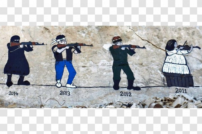 Aleppo Artist Painting Graffiti Transparent PNG