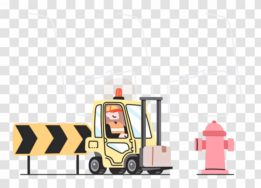 Road Works Transparent PNG