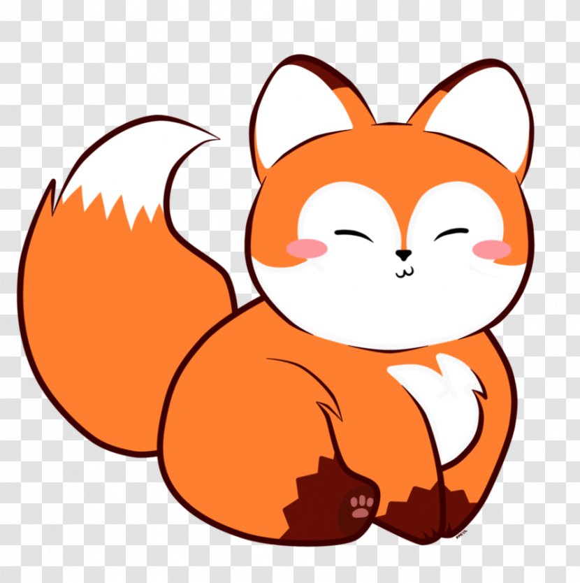 Red Fox Drawing Cuteness Arctic - Silhouette - Little Transparent PNG
