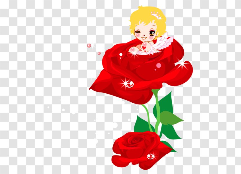 Cupid Valentines Day Heart Clip Art - Free Content - Flower Fairy Transparent PNG